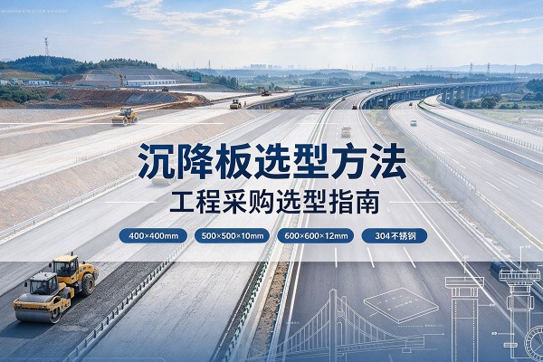 西双版纳沉降板选择方法