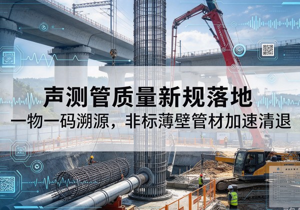 西双版纳声测管质量新规落地，一物一码溯源，非标薄壁管材加速清退