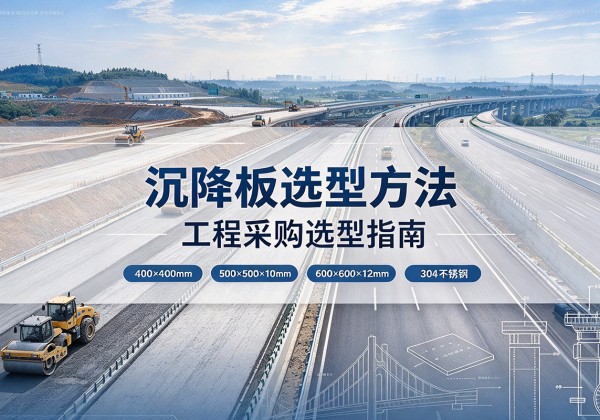 西双版纳沉降板选择方法